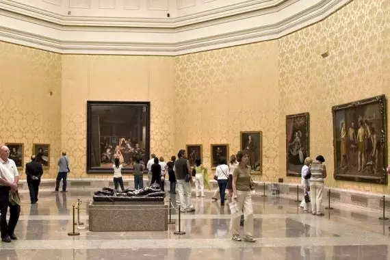 Sala dedicada al pintor Velázquez en el Museo del Prado 