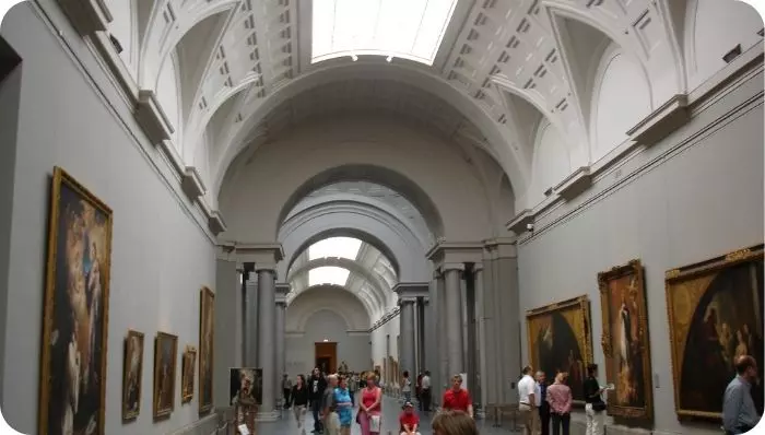 Sala del Museo del Prado en Madrid
